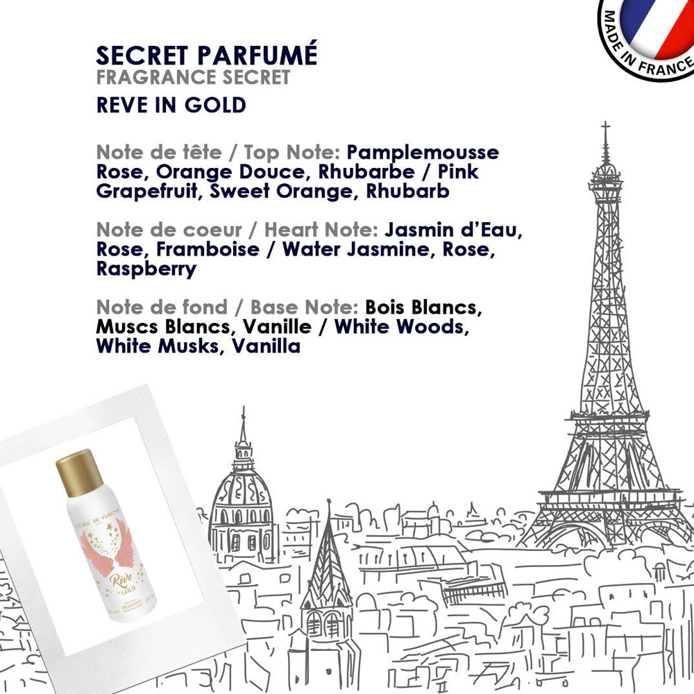 ESTUCHE REVE IN GOLD (F) EDP 50 ML + DEO 125 ML - Imagen 3