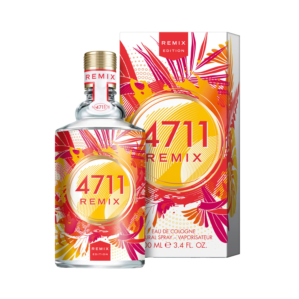 Colonia Femenina REMIX PARADISE 100ML SP (NARANJA) - Imagen 2