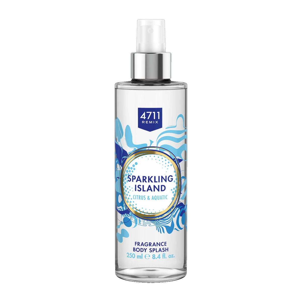 Colonia Femenina REMIX ISLAND BODY MIST 250ML (AZUL)