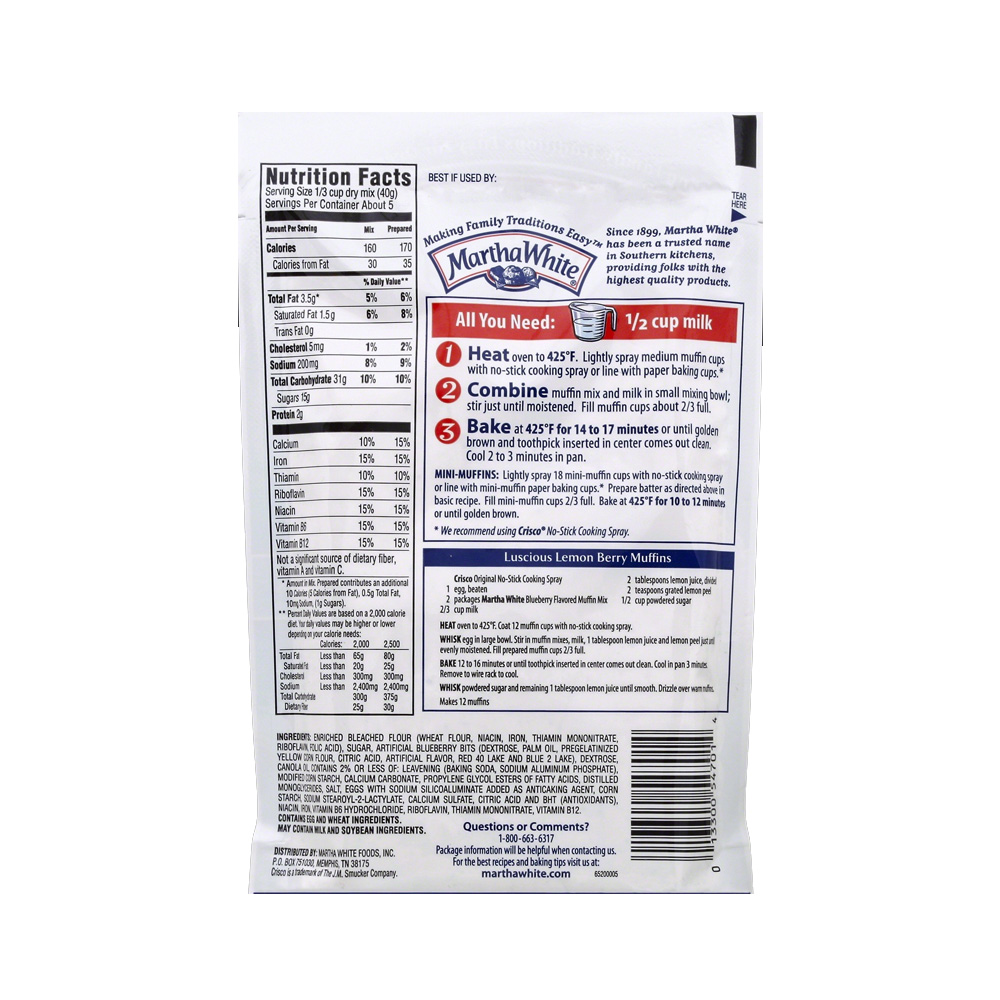 M.W. MUFFIN BLUEBERRY 7oz - Imagen 2