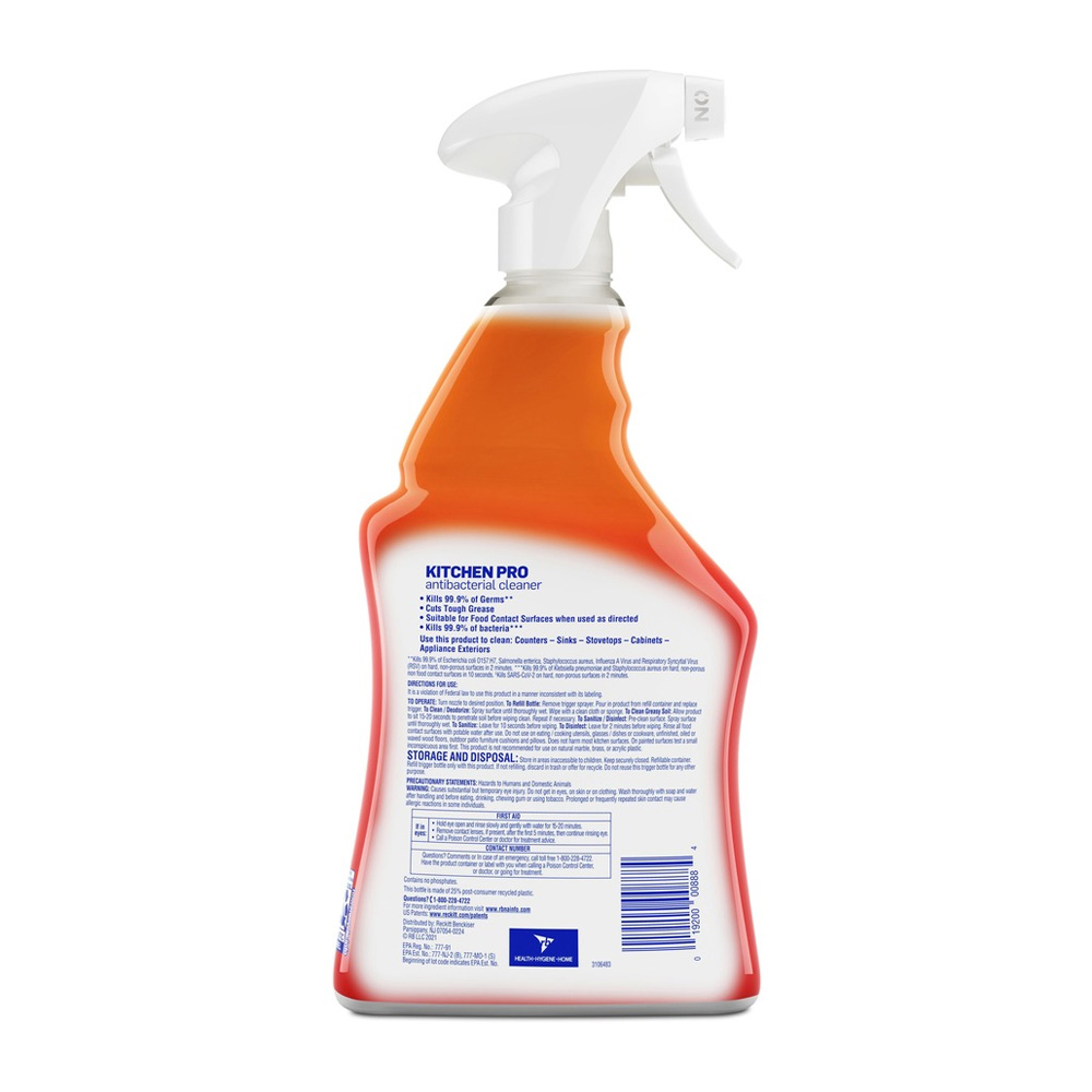 LYSOL KITCHEN PRO ANTIBACTERIAL CLEANER - Imagen 2