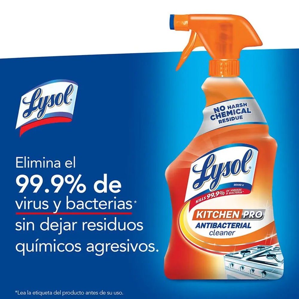 LYSOL KITCHEN PRO ANTIBACTERIAL CLEANER - Imagen 3