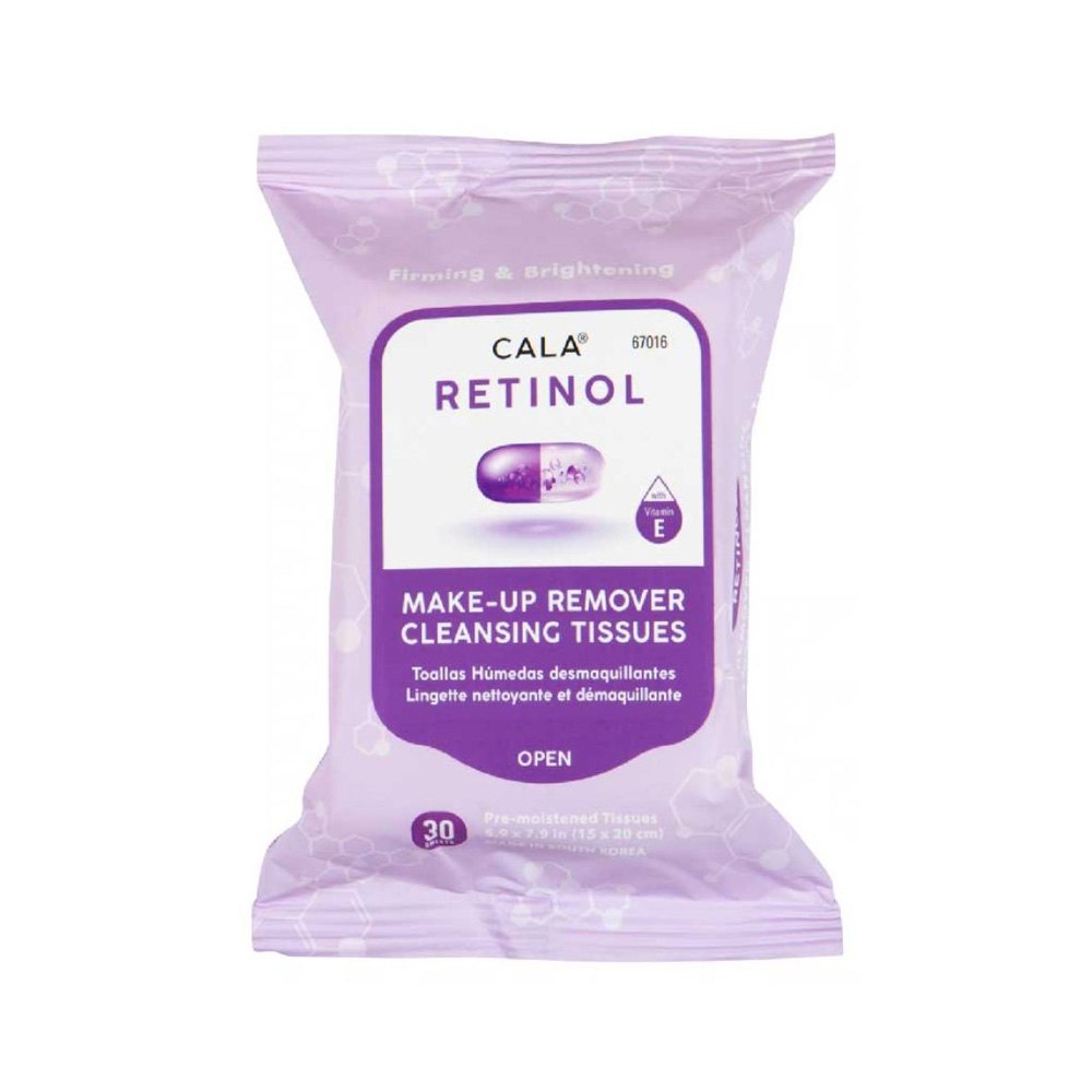 CALA TOALLAS DESMAQUILLANTES-RETINOL CON VITAMINA E