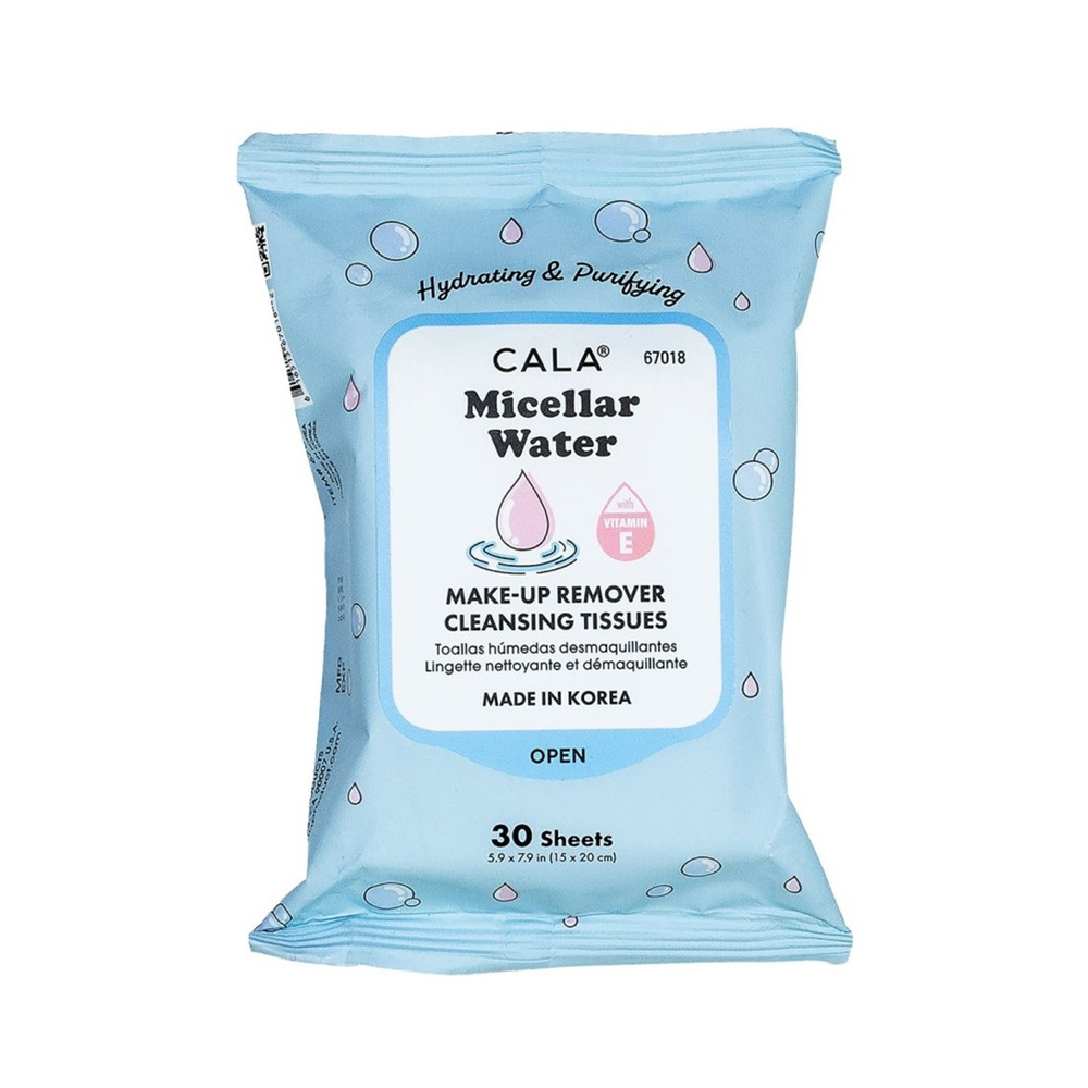CALA TOALLAS DESMAQUILLANTES-AGUA MICELAR HDRATANTE Y PURIFICANTE