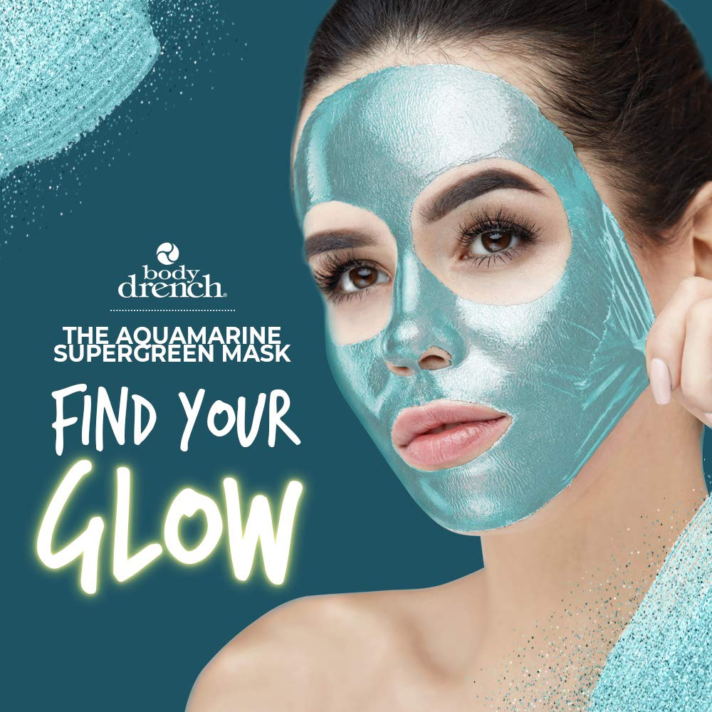 BODY DRENCH THE AQUAMARIE SUPERGREEN MASK (MASCARILLA FACIAL) - Imagen 2