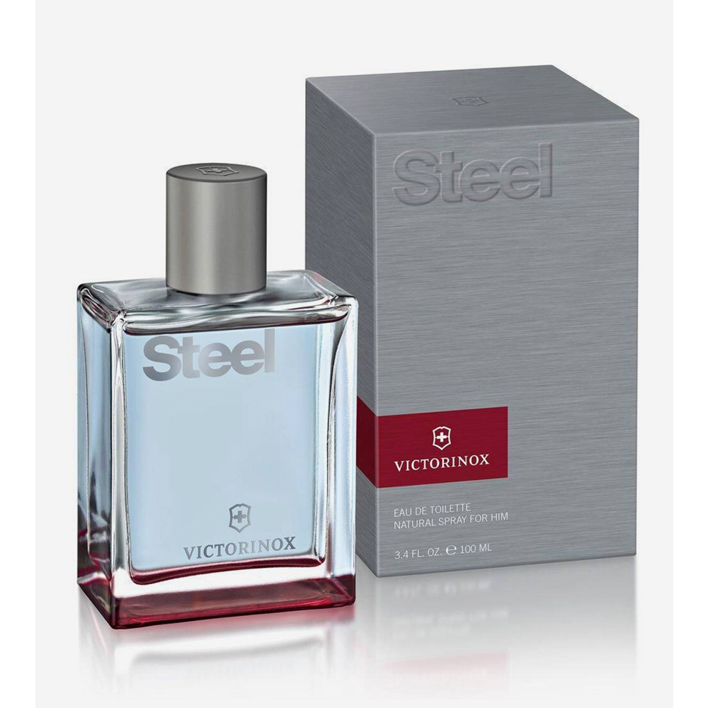 PERFUME MASCULINO VICTORINOX STEEL EDT 100ML. - Imagen 2
