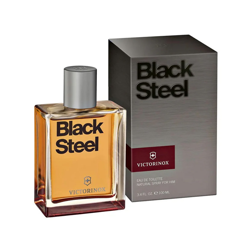 PERFUME MASCULINO VICTORINOX BLACK STEEL EDT 100ML - Imagen 2