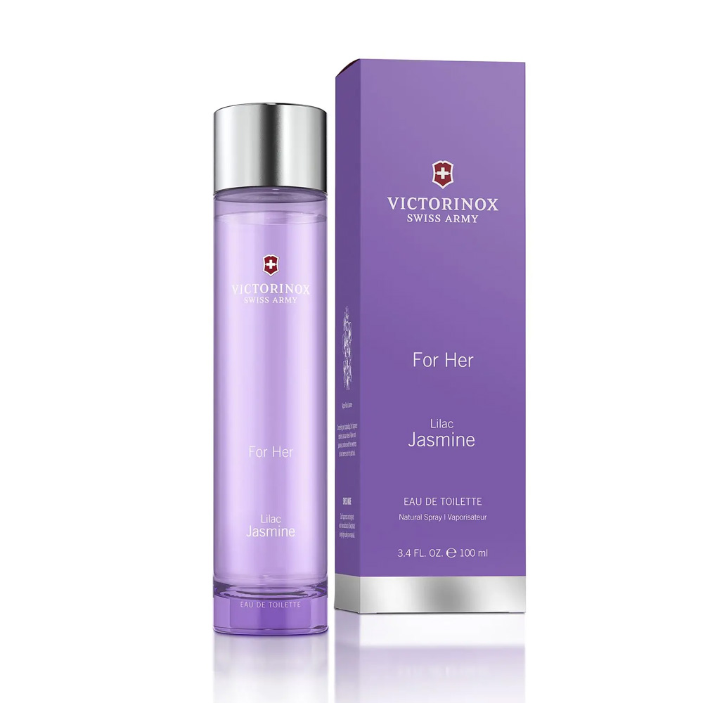 PERFUME FEMENINO VICTORINOX SWISS ARMY FOR HER LILAC JASMINE EDT 100ML. - Imagen 2