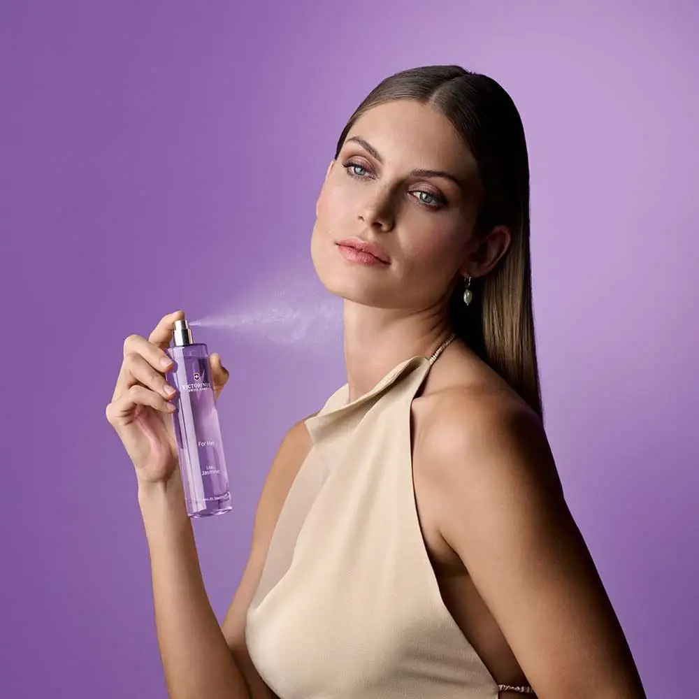 PERFUME FEMENINO VICTORINOX SWISS ARMY FOR HER LILAC JASMINE EDT 100ML. - Imagen 3