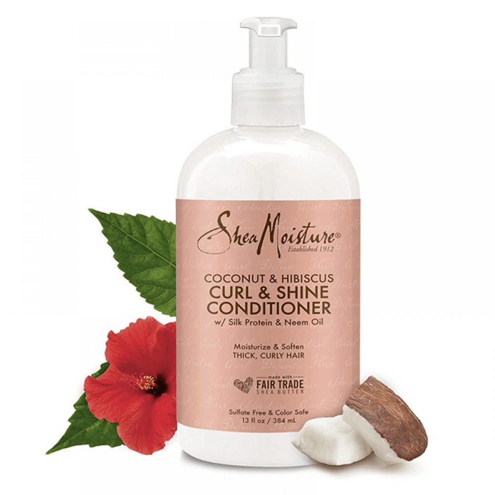 SHEA MOISTURE COCONUT AND HIBISCUS-CURL AND SHINE (ACONDICIONADOR) - Imagen 3