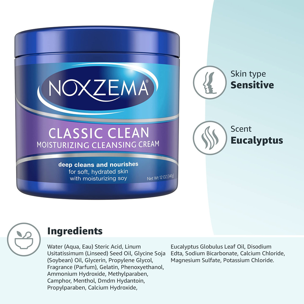NOXZEMA CLASSIC CLEAN (MOISTURIZING CLEANSING CREAM) - Imagen 3